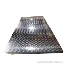 Piastra diamanta non slip in acciaio carbone